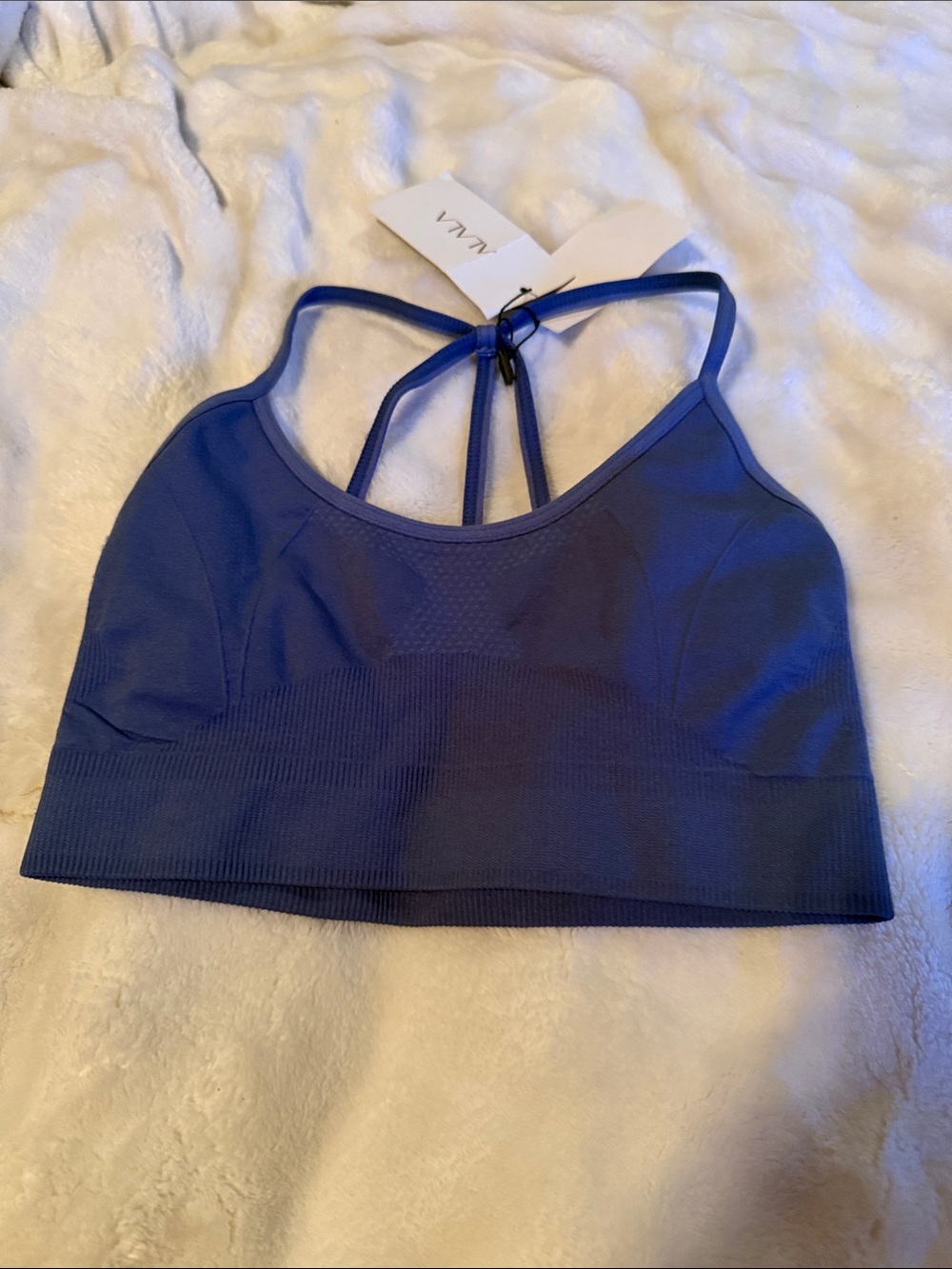 NEW Alala Blue Strappy Sports Bra